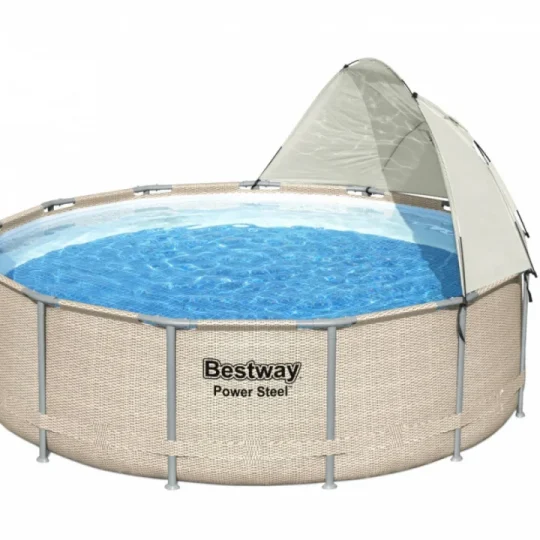 Krov Za Vrtne Bazene 305 549 Cm Bestway Uv Zaštita + Prozor 1