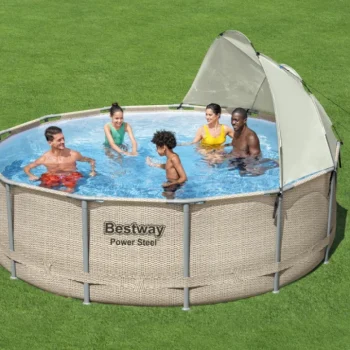 Krov Za Vrtne Bazene 305 549 Cm Bestway Uv Zaštita + Prozor 5