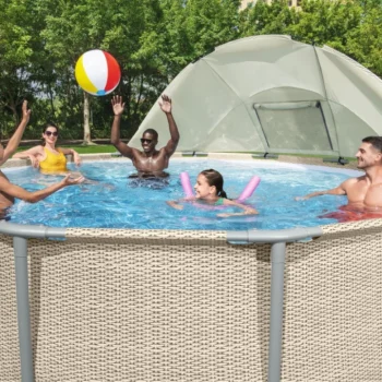 Krov Za Vrtne Bazene 305 549 Cm Bestway Uv Zaštita + Prozor 6