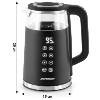 Kuhalo Za Vodu Berdsen Bd 707, 1,7 L, Crno 6