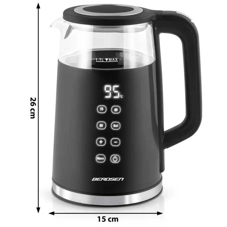 Kuhalo Za Vodu Berdsen Bd 707, 1,7 L, Crno 6