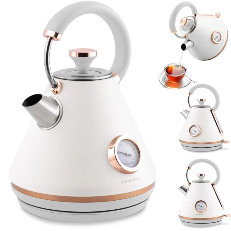 Kuhalo Za Vodu S Termometrom Berdsen Bd 701, 1,7 L, Bijelo 1