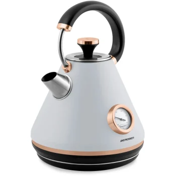 Kuhalo Za Vodu S Termometrom Berdsen Bd 701, 1,7 L, Sivo 6