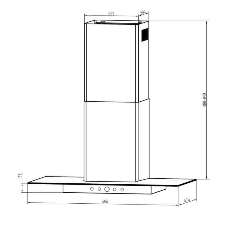 Kuhinjska Napa Berdsen Bt 217 60 Cm Crna 9