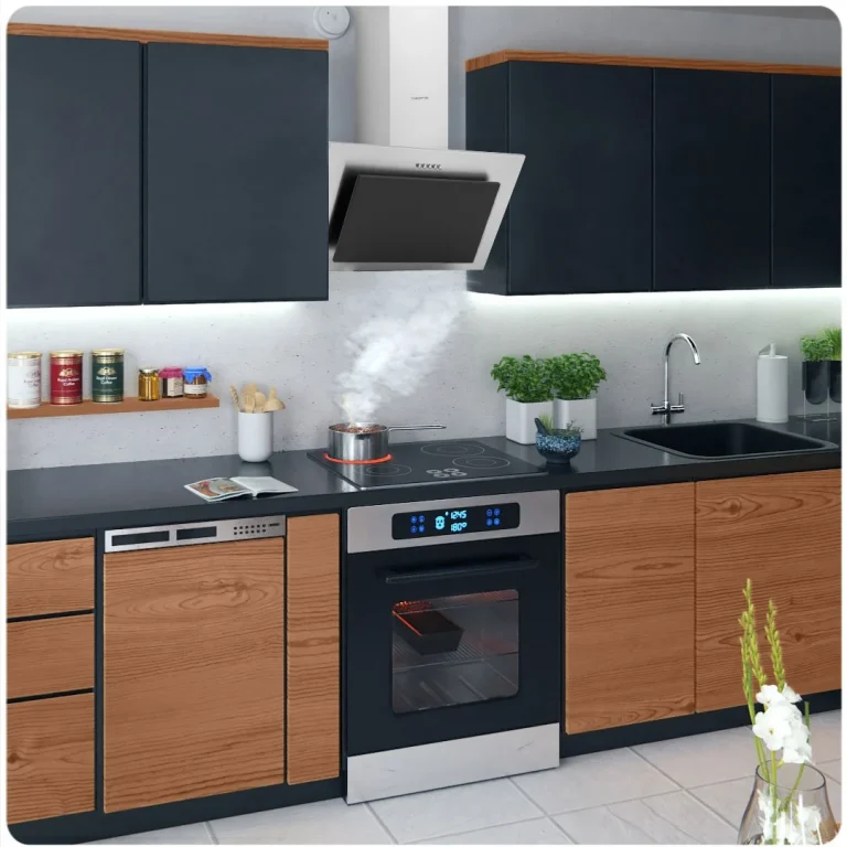 Kuhinjska Napa S Dimnjakom Berdsen Bt 209 60 Cm Inox Crna 14