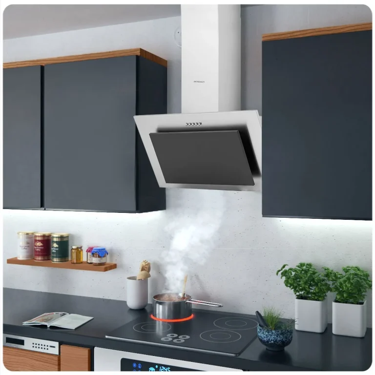 Kuhinjska Napa S Dimnjakom Berdsen Bt 209 60 Cm Inox Crna 3