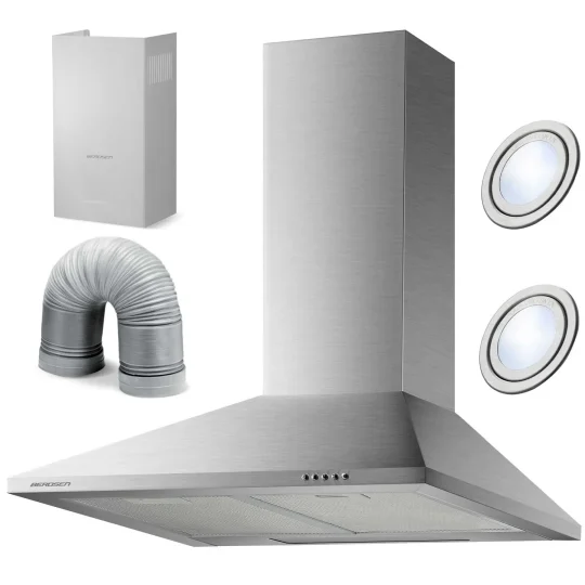 Kuhinjska Napa S Dimnjakom Berdsen Bt 213 60 Cm Inox 1
