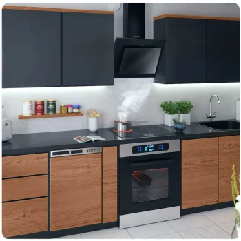 Kuhinjska Napa S Dimnjakom Berdsen Bt 215 60 Cm Crna 4