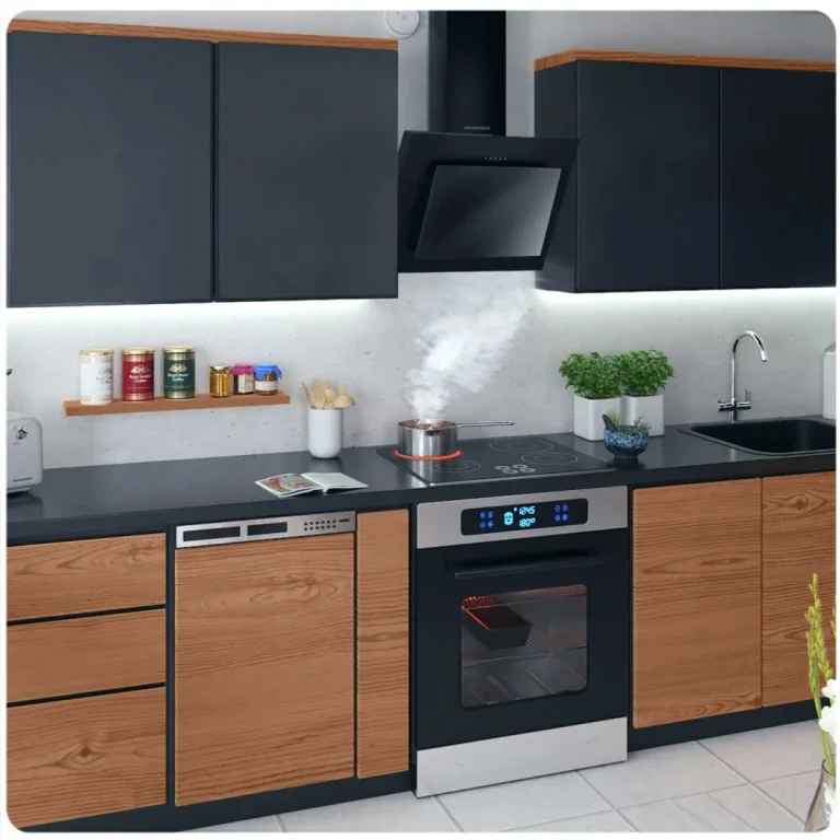 Kuhinjska Napa S Dimnjakom Berdsen Bt 215 60 Cm Crna 4