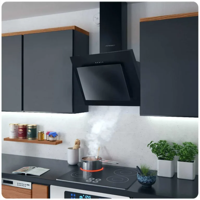 Kuhinjska Napa S Dimnjakom Berdsen Bt 215 60 Cm Crna 7