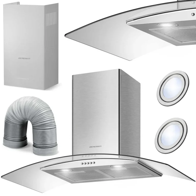 Kuhinjska Napa S Dimnjakom Berdsen Bt 223 90 Cm Inox 1