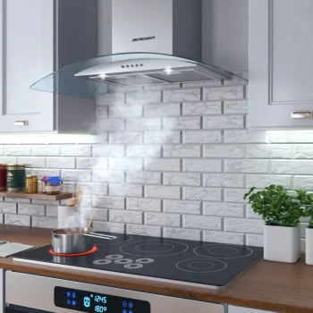 Kuhinjska Napa S Dimnjakom Berdsen Bt 223 90 Cm Inox 4