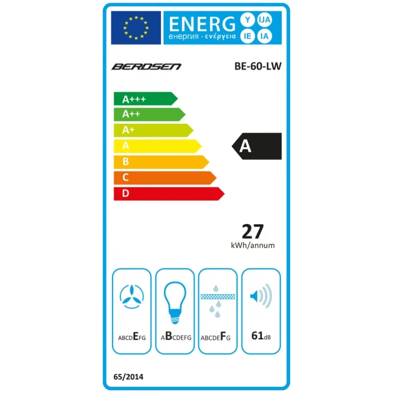Kuhinjska Napa Za Ispod Ormarića 60 Cm Berdsen Be 60 Lw Crna 10