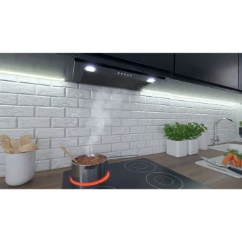 Kuhinjska Napa Za Ispod Ormarića 60 Cm Crna Be 50 6