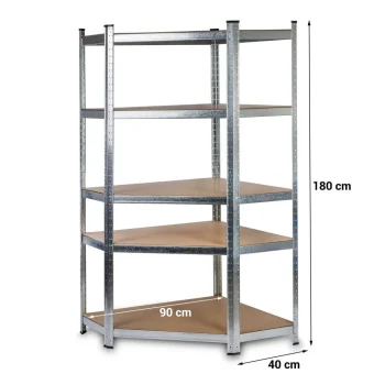 Kutna Samostojeća Polica Humberg Hr 817, 180 × 90 × 40 Cm 2