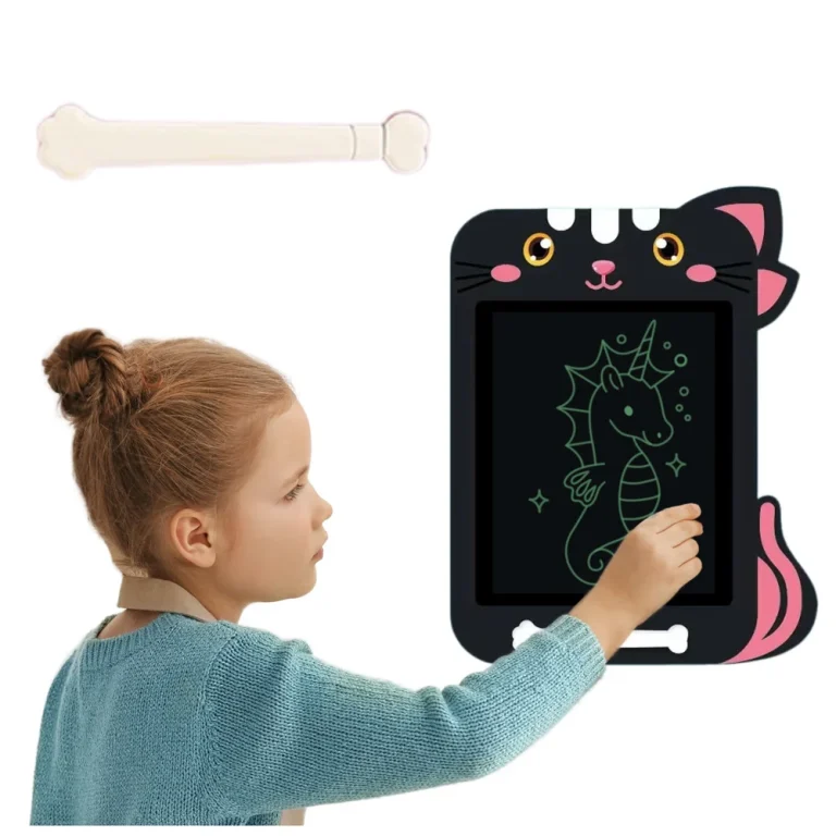 Lcd Ploča Za Crtanje U Obliku Mačke, Crna, 30 × 23,5 × 1 Cm 2