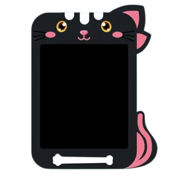 Lcd Ploča Za Crtanje U Obliku Mačke, Crna, 30 × 23,5 × 1 Cm 3