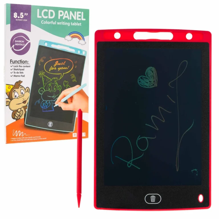 Lcd Tablet Za Crtanje 8,5 In Crveni 3+ 2