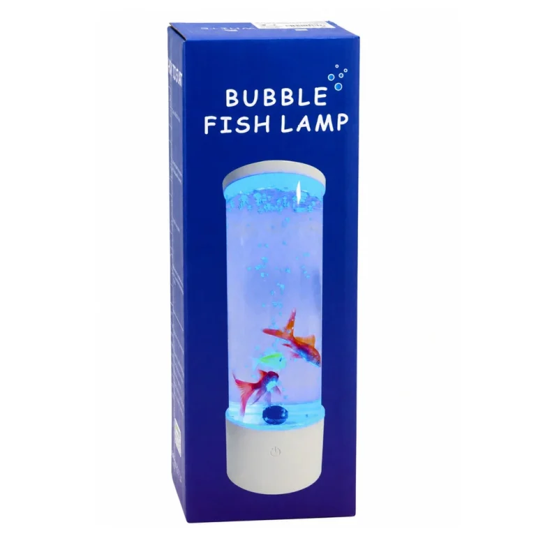 Led Rgb Noćna Lampa Akvarij S Ribicama, 16 Boja, Bijela 8