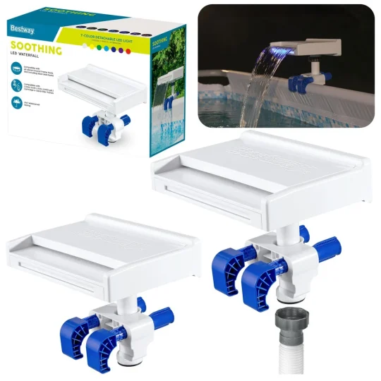 Led Fontana Za Bazen 7 Boja 8 Načina Rada Ip67 Bestway 58619 1