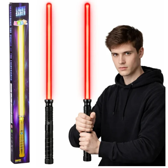 Led Laserski Svjetlosni Mač Sa Zvukovima, Metalna Ručka, 75 Cm 1