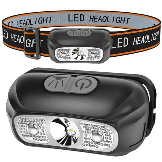 Led Naglavna Svjetiljka 2 Načina, Usb, Do 5 H 1
