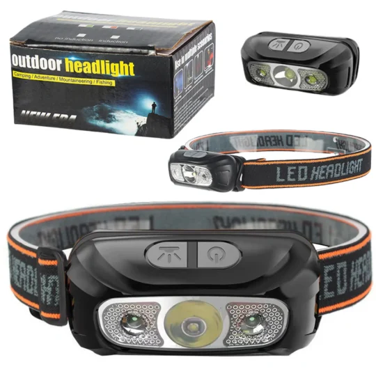 Led Naglavna Svjetiljka 6 Načina 180 Lm, Ipx4 1