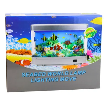 Led Noćno Svjetlo Akvarij S Pokretnim Ribicama, 23 Cm 6