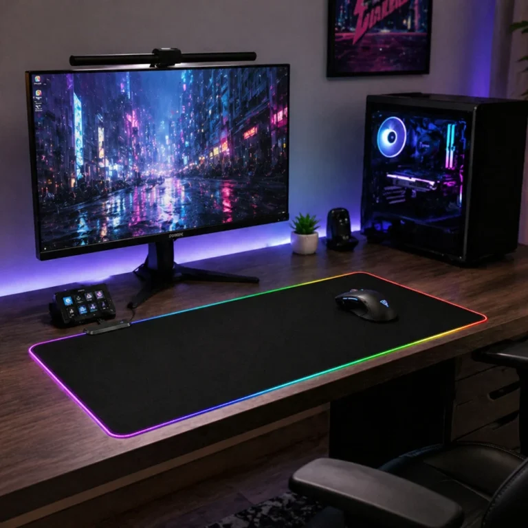 Led Podloga Za Tipkovnicu I Miš 30 × 80 Cm 3