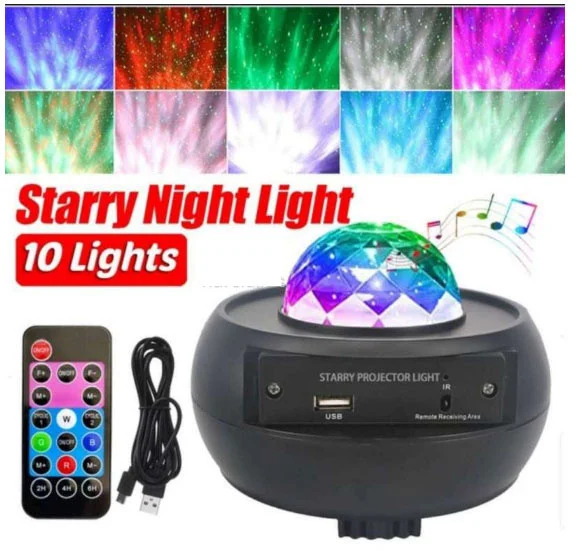 Led Projektor Zvjezdanog Neba 3+ S Bluetoothom I Noćnim Svjetlom 3