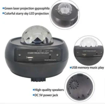 Led Projektor Zvjezdanog Neba 3+ S Bluetoothom I Noćnim Svjetlom 4