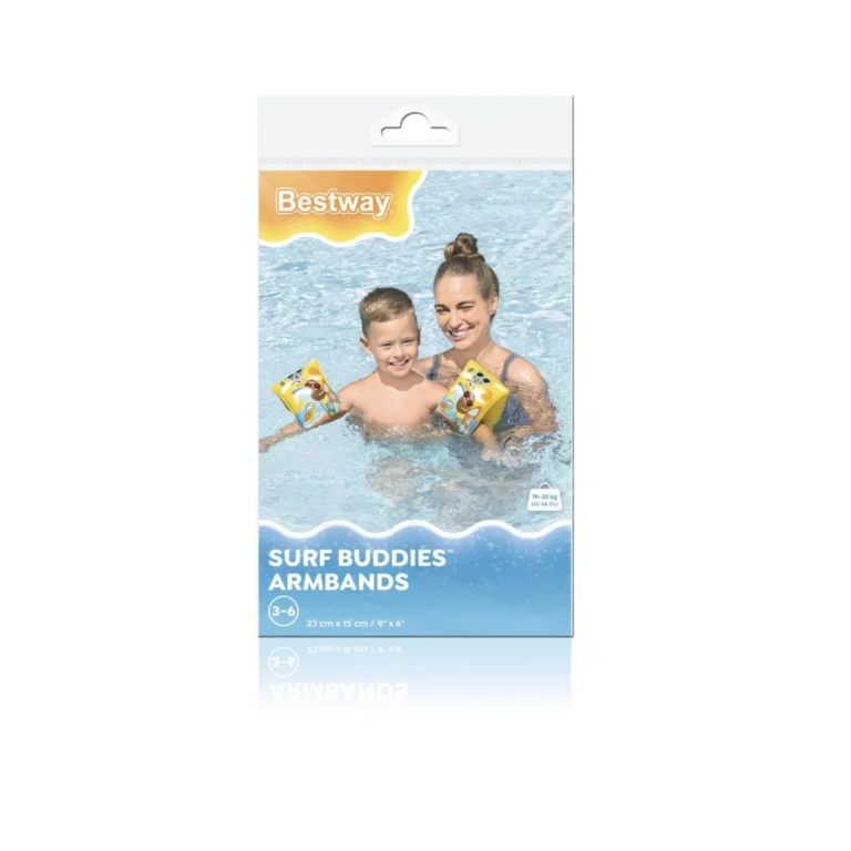 Ljetne Surf Navlake Za Ruke žute 23x15 Cm Bestway, žuta 9