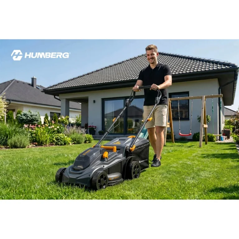 Lagana I Snažna Bežična Kosilica Za Travu 1000w 37cm Humberg Hm 610, Siva 12