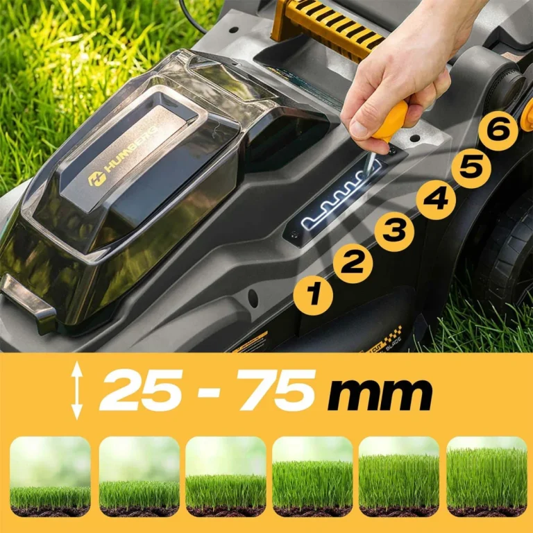 Lagana I Snažna Bežična Kosilica Za Travu 1000w 37cm Humberg Hm 610, Siva 14