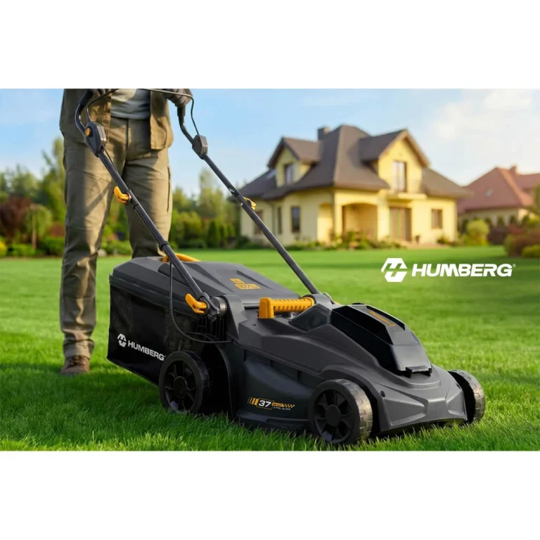 Lagana I Snažna Bežična Kosilica Za Travu 1000w 37cm Humberg Hm 610, Siva 16