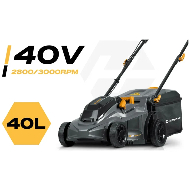 Lagana I Snažna Bežična Kosilica Za Travu 1000w 37cm Humberg Hm 610, Siva 5