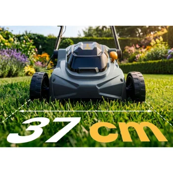Lagana I Snažna Bežična Kosilica Za Travu 1000w 37cm Humberg Hm 610, Siva 6