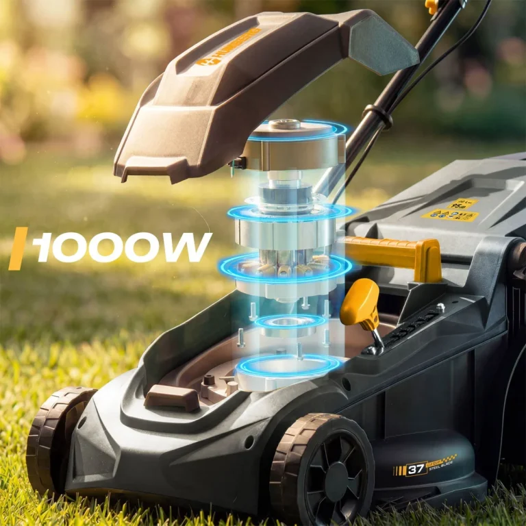 Lagana I Snažna Bežična Kosilica Za Travu 1000w 37cm Humberg Hm 610, Siva 9