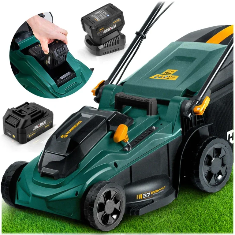 Lagana I Snažna Bežična Kosilica Za Travu 1000w 37cm Humberg Hm 610, Zelena 1