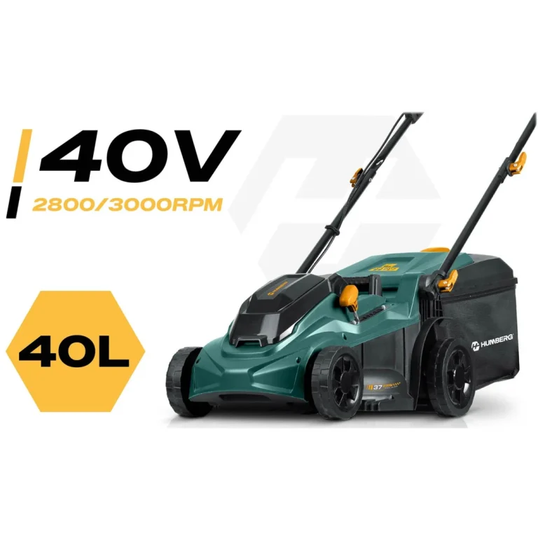 Lagana I Snažna Bežična Kosilica Za Travu 1000w 37cm Humberg Hm 610, Zelena 11