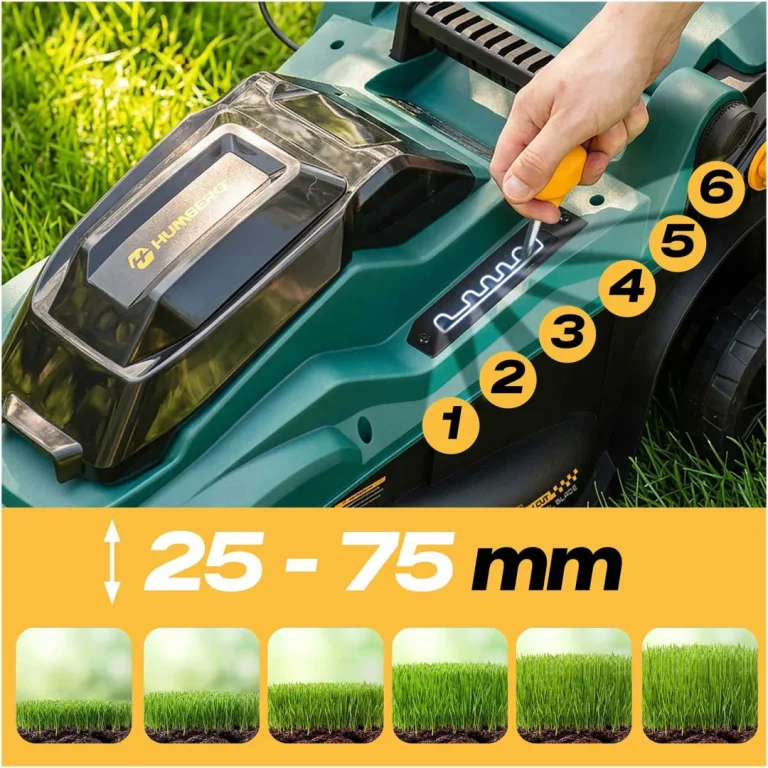 Lagana I Snažna Bežična Kosilica Za Travu 1000w 37cm Humberg Hm 610, Zelena 14