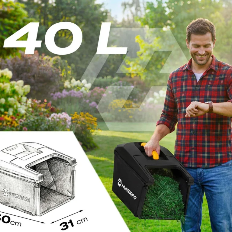 Lagana I Snažna Bežična Kosilica Za Travu 1000w 37cm Humberg Hm 610, Zelena 4