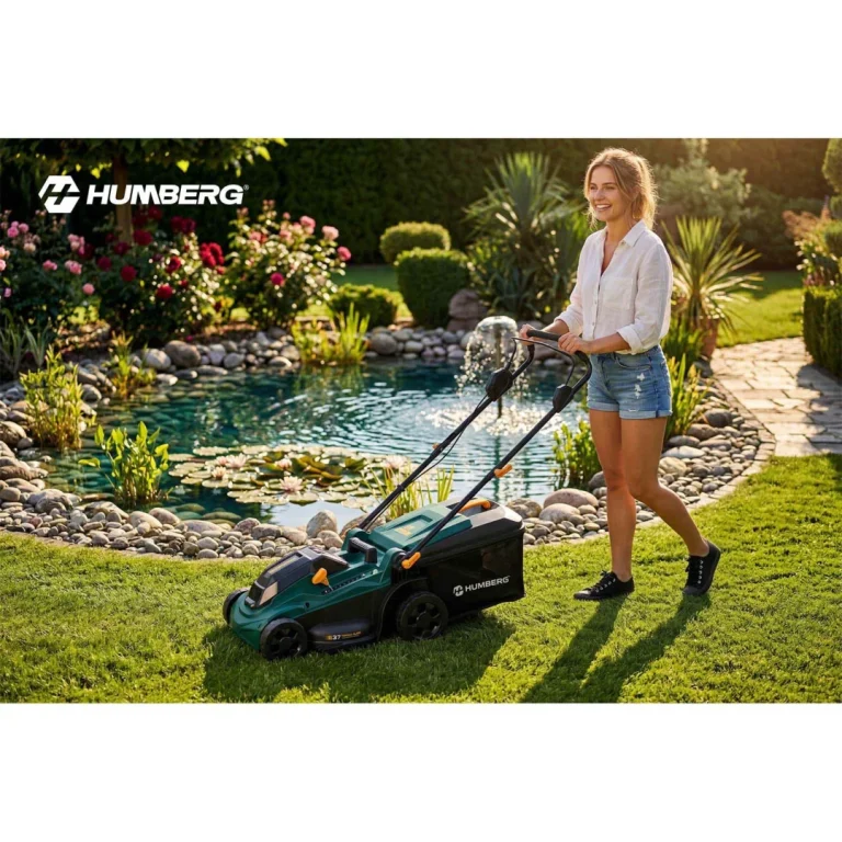 Lagana I Snažna Bežična Kosilica Za Travu 1000w 37cm Humberg Hm 610, Zelena 7