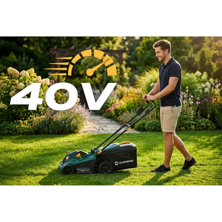Lagana I Snažna Bežična Kosilica Za Travu 1000w 37cm Humberg Hm 610, Zelena 9