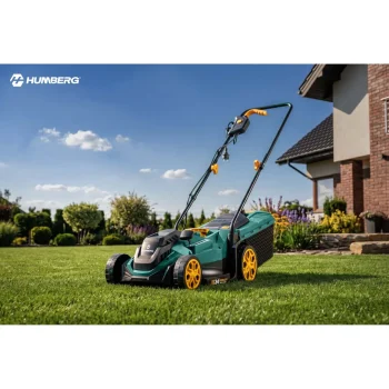 Lagana I Snažna Električna Kosilica S Regulacijom 1400w 34cm Humberg Hm 612, Siva, Var. 561201 13
