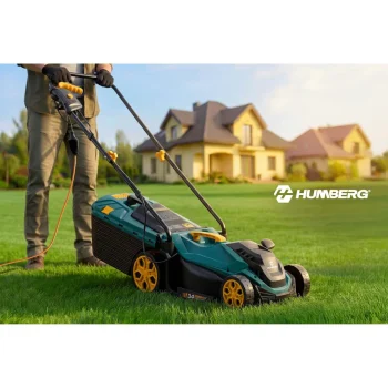 Lagana I Snažna Električna Kosilica S Regulacijom 1400w 34cm Humberg Hm 612, Siva, Var. 561201 4