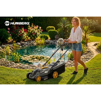 Lagana I Snažna Električna Kosilica S Regulacijom 1400w 34cm Humberg Hm 612, Siva 5