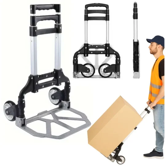Lagana Sklopiva Aluminijska Kolica, Nosivost 70 Kg 1
