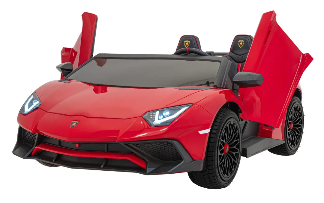 Lamborghini Aventador Sv Akumulatorski Automobil Za 2 Djece Crveni + Motor Bez četkica, Crvena Auto Na Akumulator 1