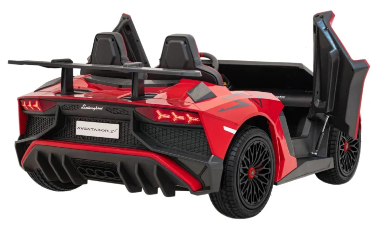 Lamborghini Aventador Sv Akumulatorski Automobil Za 2 Djece Crveni + Motor Bez četkica, Crvena Auto Na Akumulator 10